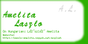 amelita laszlo business card